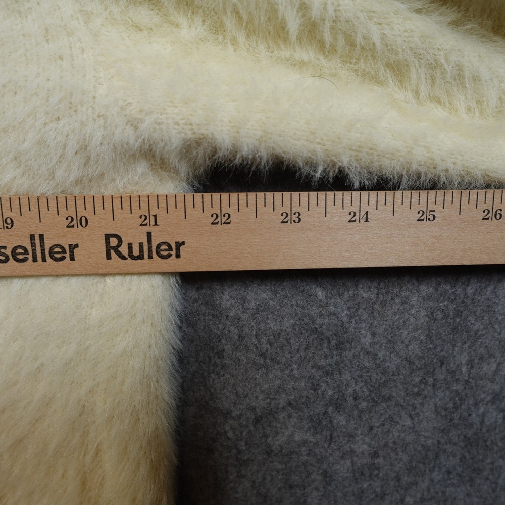 Anthropologie Cardigan Womens One Size Sleeping On Snow Fuzzy Cozy Night Bell - Picture 9 of 12